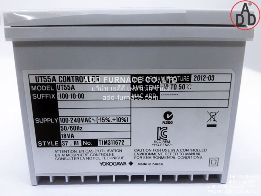 Yokogawa UT55A-100-10-00(5)